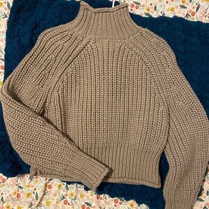 Chunky Knit Turtleneck Sweater